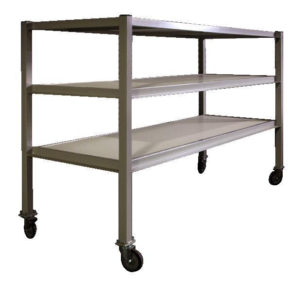 3 Tier Storage Rack with Casters